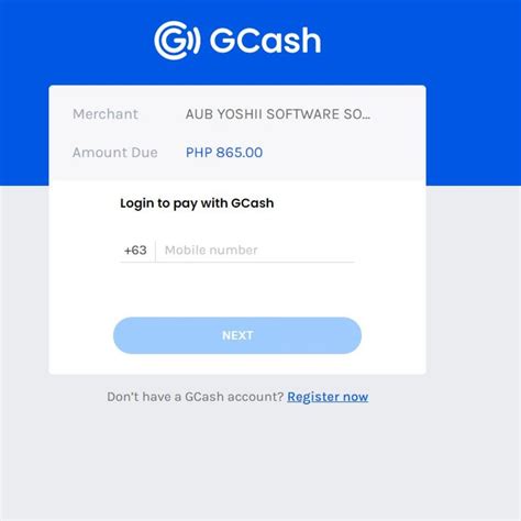 gcash login using email